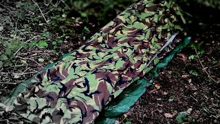 Testing the dutch army hooped bivvy in foul weather [upl. by Ibob]