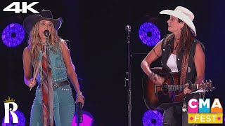 Lainey Wilson Feat Terri Clark  Hang Tight Honey  Poor Poor Pitiful Me  Live  CMA Fest 2024 [upl. by Edivad]