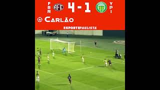 Gols de Ferroviária 4x2 Ypiranga  Locomotiva sobe  S Bernardo 1x2 V Redonda Voltaço finalista [upl. by Deidre]