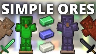 Minecraft Simple Ores  4 Nouveaux Minerais  Mod 1191182 [upl. by Sara]