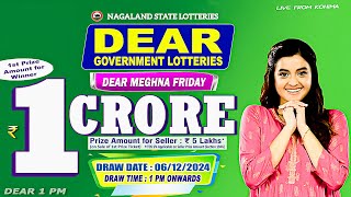 Morning Nagaland Lottery Sambad 1pm 06122024 From Kohima [upl. by Krystalle]