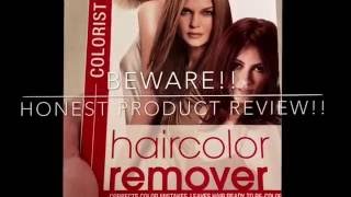 Loreal Hair color remover Honest review [upl. by Suiradel]