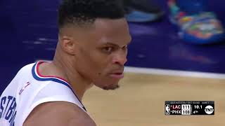 Russell Westbrook Gets CLUTCH Stops To Seal The Clippers Game 1 W  April 16 2023 [upl. by Kwang]