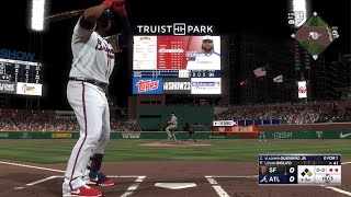 Vlad Wraps a 2 Run Bomb Around LF Foul Pole Braves Lead Giants 20 In 3rd 2027 NLCS Game 2 [upl. by Eatnhoj872]