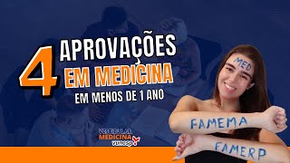 4 Aprovações em medicina em menos de 1 ano [upl. by Delcina20]