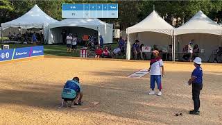 Final USA vs Cambodia  Women Petanque Precision Shooting  World Game 2022 [upl. by Bonnice]