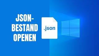 Een JSONbestand openen in Windows 11 stap voor stap [upl. by Terraj47]