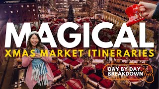 7 MAGICAL CHRISTMAS MARKET ITINERARIES TO STEAL  Tried amp Tested European Christmas Market Trips [upl. by Sirrap]