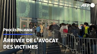 Foule devant le tribunal de Melun à louverture du procès de Pierre Palmade  AFP Images [upl. by Carmelle]