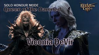 Solo Necromancer  Viconia Mother Superior of Shar  Honour Mode [upl. by Kcirdet860]