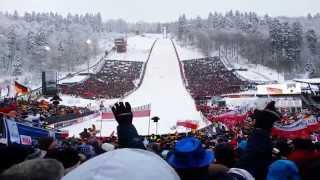 Severin Freund Willingen 2015 1 Durchgang 1495 Meter  Live an der Schanze [upl. by Alekin510]