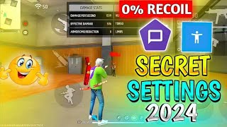 2024 NEW SECRET SETTINGS ⚙️ FREE FIRE  HUD  SENSI  DPI  FREE FIRE HIGHLIGHTS [upl. by Vanessa]