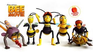 McDonalds Bee Movie 2007 Happy Meal Toys Complete Set [upl. by Irpak481]