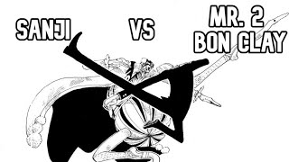 Sanji vs Mr 2 Bon Clay  One Piece Discussion [upl. by Stubstad]