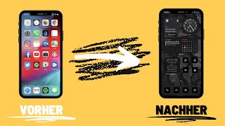 quotALL BLACKquot iPhone personalisieren  Widgets amp App Icons  iphone homescreen [upl. by Neill]