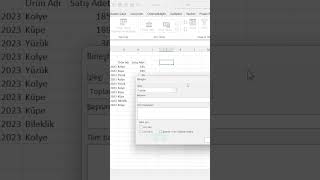 Excelde Ürün Bazında Toplam Satış Hesaplama shortsvideo exceltips exceltricks [upl. by Catt]