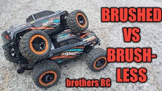 hbx 16889 brushed vs hbx 16889a brushless [upl. by Nevet]