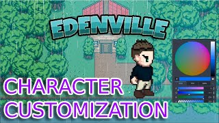 Character Customization  Edenville Devlog 12 godot indiegame godotengine [upl. by Salahcin]