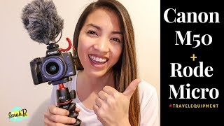 Canon M50 and Rode VideoMicro [upl. by Aisyla]