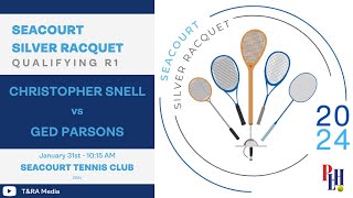 Seacourt Silver Racquet Qualifying 2024  Round 1  Chris Snell vs Ged Parsons [upl. by Yssenhguahs751]