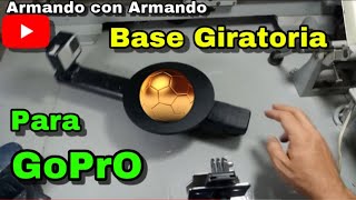 Como hacer base giratoria✅ casera para cámara [upl. by Anirtik]