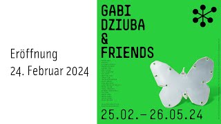 Eröffnung der Ausstellung »Gabi Dziuba amp Friends« [upl. by Ahseikram499]