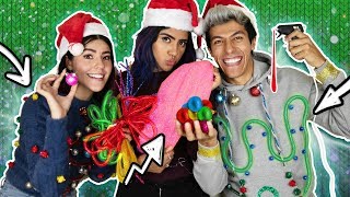 HACIENDO EL SWEATER MÁS FEO DE NAVIDAD  LOS POLINESIOS RETO [upl. by Ynnel]