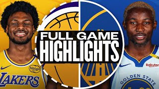 LAKERS at WARRIORS  NBA PRESEASON FULL GAME HIGHLIGHTS  October 18 2024 [upl. by Aronle]