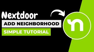 Nextdoor  How to Add Neighborhood  Add another Neighborhood on Nextdoor App 2023 [upl. by Bekelja972]