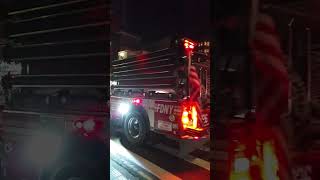 FDNY Engine 226 Drive By RARE CATCH IN MANHATTAN NYC shorts fdny firetruck nyc brooklyn [upl. by Teria212]