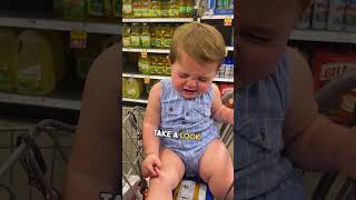 Baby Fake Cries After Dad Tells Her “No” 😂 ❤️ [upl. by Aron]