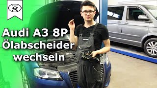 Audi A3 Ölabscheider Kurbelgehäuteentlüftung Wechseln  Change oil separator  VitjaWolf  HD [upl. by Kcirrem902]