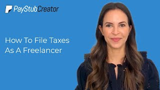 How To File Taxes For Freelancers [upl. by Ykvir]