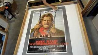 Restoring OUTLAW JOSEY WALES 2sheet Poster [upl. by Lepper]