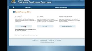 CA EDD how to download form 1099G 2021 in California to report unemployment benefits to IRS in taxes [upl. by Alahs]