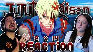 THE GREATEST JJK EPISODE EVER MADE 🔥 Jujutsu Kaisen 2x14 REACTION  quotFluctuationsquot [upl. by Oivat454]