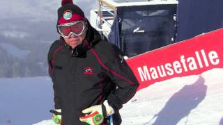 Die Streif  mit dem Olympiasieger am Hahnenkamm [upl. by Odlavu809]