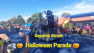 Sesame Street Halloween Parade at Sesame Place New Costumes Philadelphia Sea World [upl. by Annadiana366]