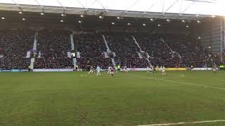 Hearts fans singing cheerio to Celtic [upl. by Adnar]