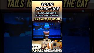 Sonic Adventure Tails Meets Big The Cat Cutscene  Mystic Ruins [upl. by Noevad]