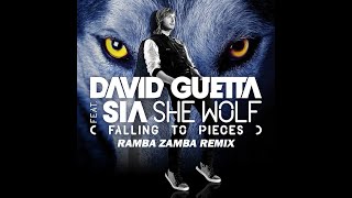 David Guetta  She Wolf Falling To Pieces ft Sia Ramba Zamba Remix [upl. by Eelirak]