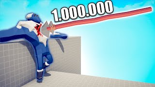 1000000 DAMAGE SPEAR THROWER vs UNITS  TABS  Totally Accurate Battle Simulator 2024 [upl. by Akinna]