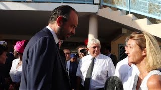 Edouard Philippe à SaintMartin pour la rentrée scolaire [upl. by Anai]