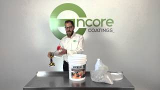 How To Mix A Kit Of Encores Wood Deck Coating [upl. by Aikas]