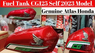 Fuel Tank CG125 Self Edition 2023 Model  Full Review amp Unboxing honda bike [upl. by Analra]