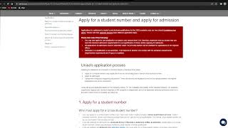 Masters amp Doctoral  Step by Step Application Process 2024 [upl. by Aderb13]