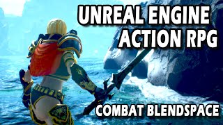 Combat Blendspace  Unreal Engine 5 Action RPG Tutorial  ARPG 4 [upl. by Ainahpets]