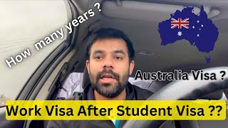 Work visa after student visa in Australia  TR  work visa Australia  2024 [upl. by Loyce156]