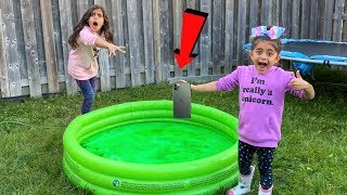 iPhone 11 Pro in the Swimming pool Prank on Deema [upl. by Nyvar]