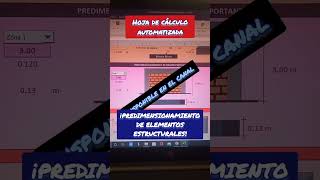PREDIMENSIONAMIENTO DE ELEMENTOS ESTRUCTURALES👷🏽‍♂️ [upl. by Nepets]